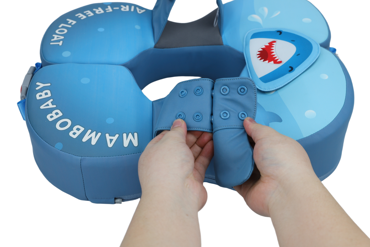 Mambobaby Air-Free Shark Baby Shoulder Float