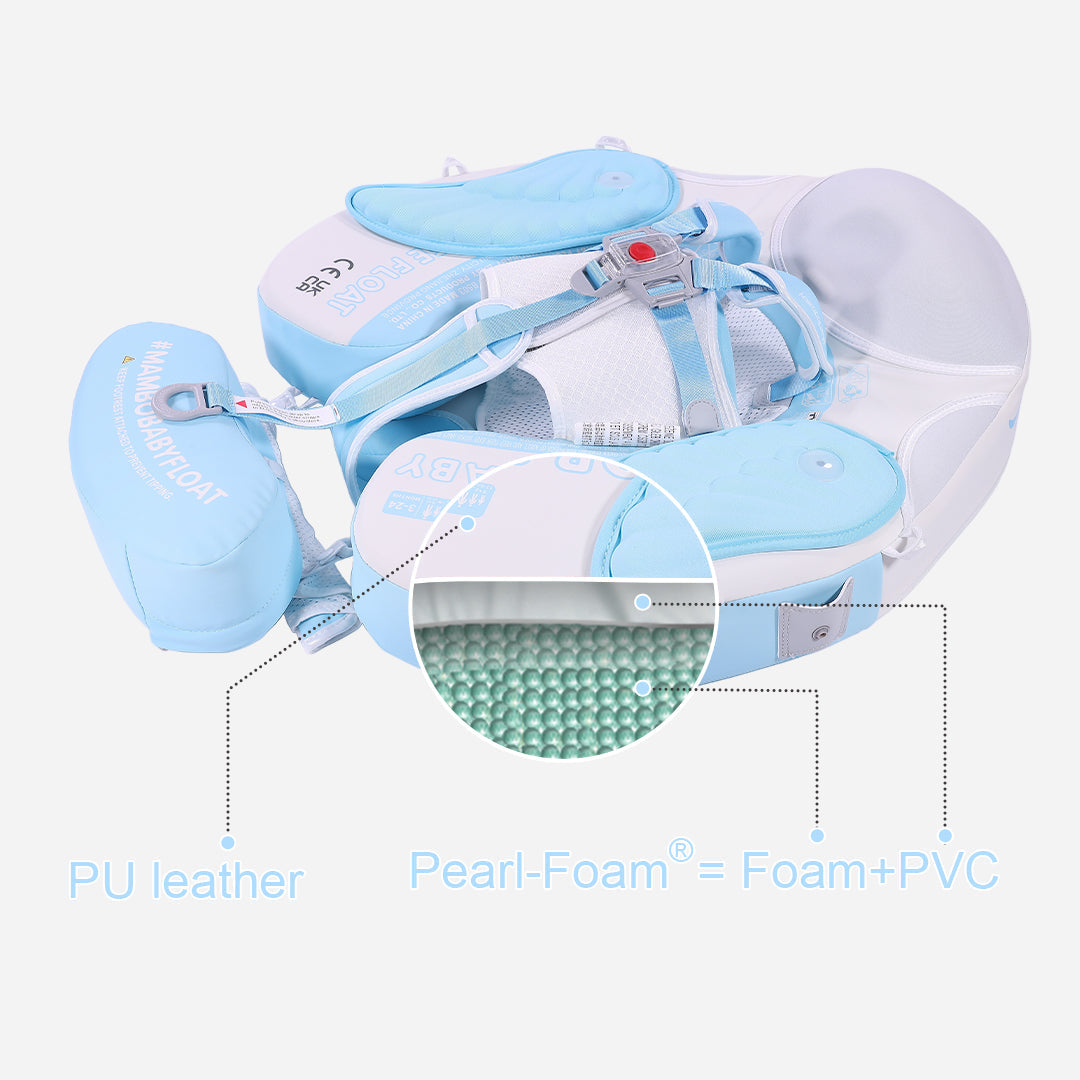 Mambobaby Deluxe™ Air-Free Wings Chest Float with 3D Canopy