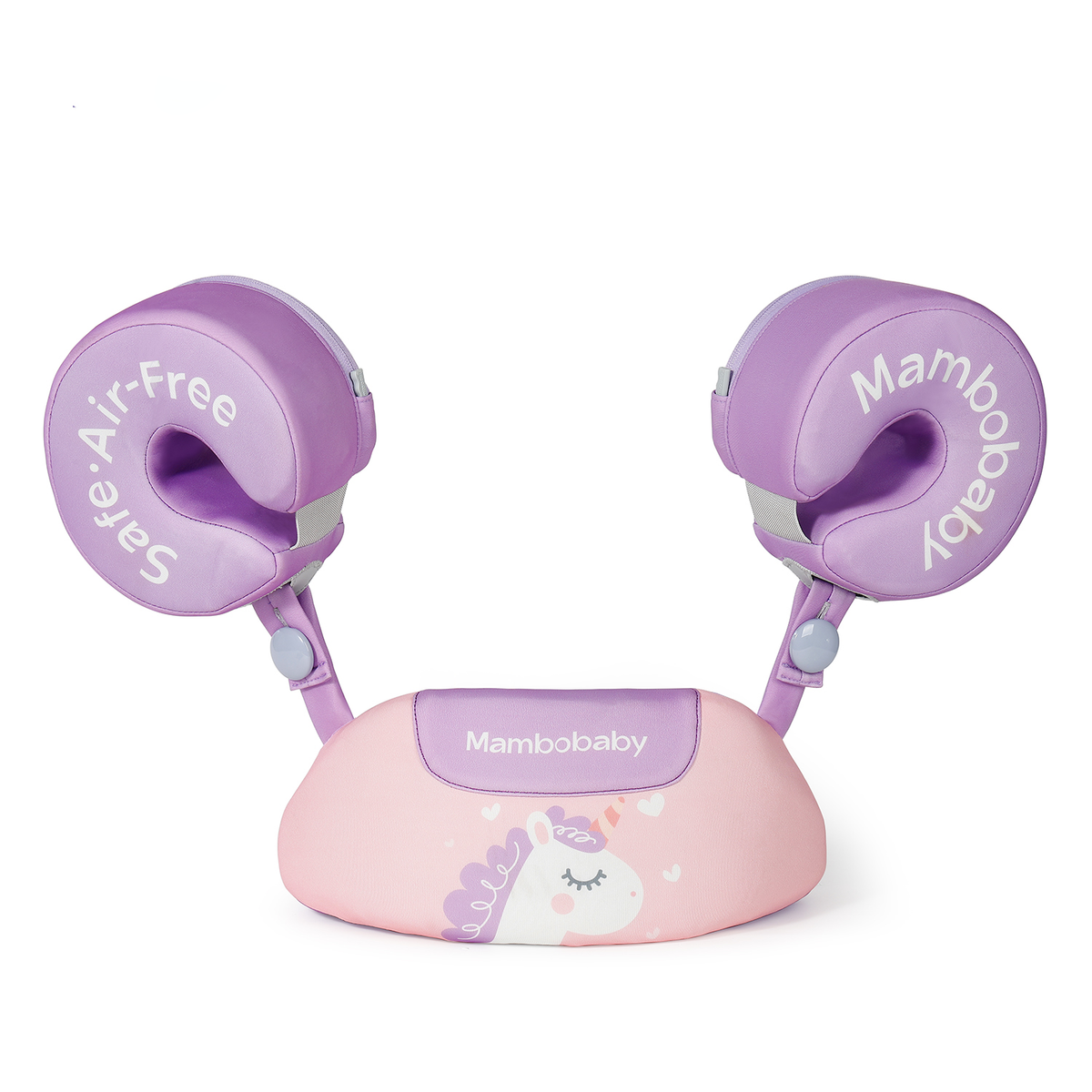 Purple and pink baby product with 'Mambobaby' branding on a white background