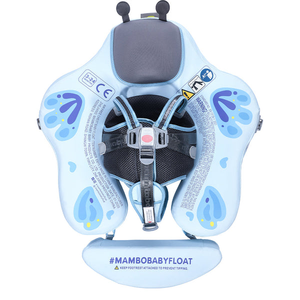 Mambobaby Deluxe™ Blue Butterfly Chest Float with 3D Canopy