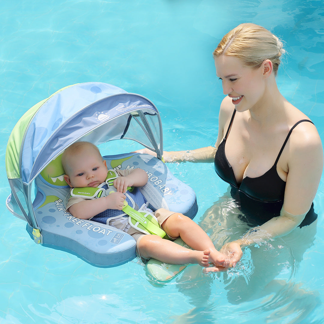 Mambobaby Deluxe™ Dino Jaw Chest Float with 3D Canopy