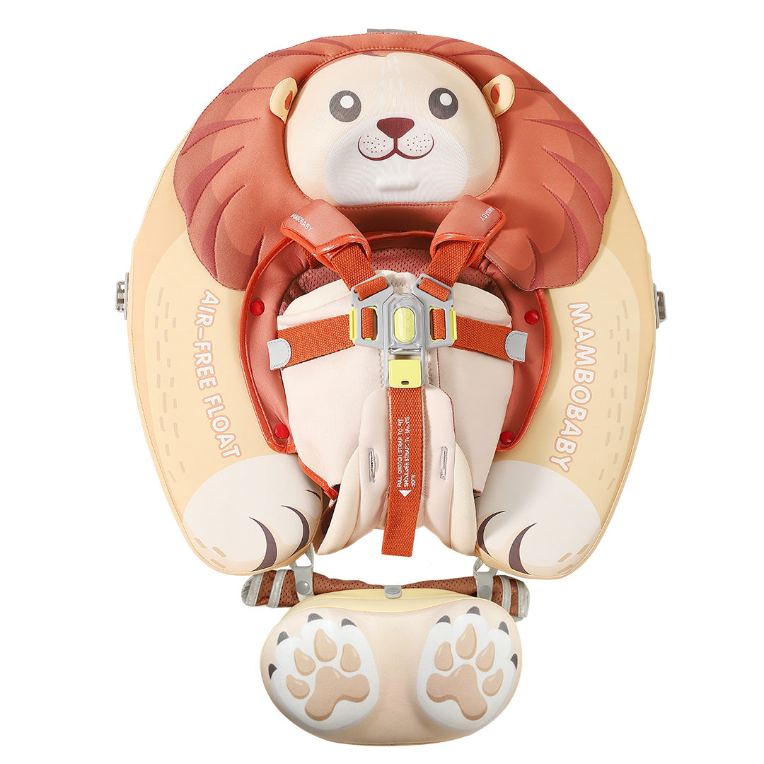Mambobaby Ultra™ Air-Free Lion Chest Float with 3D Canopy