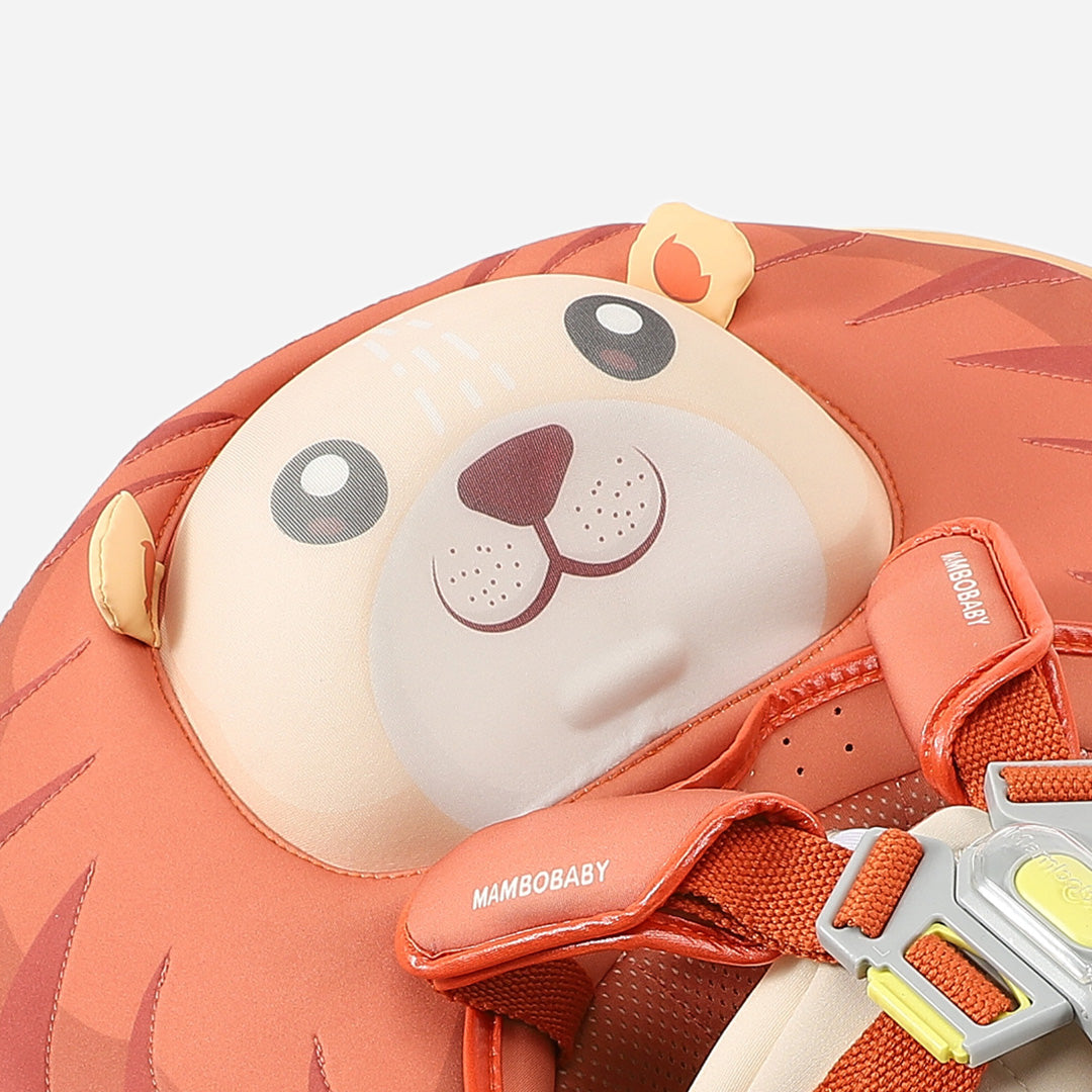 Mambobaby Ultra™ Air-Free Lion Chest Float with 3D Canopy