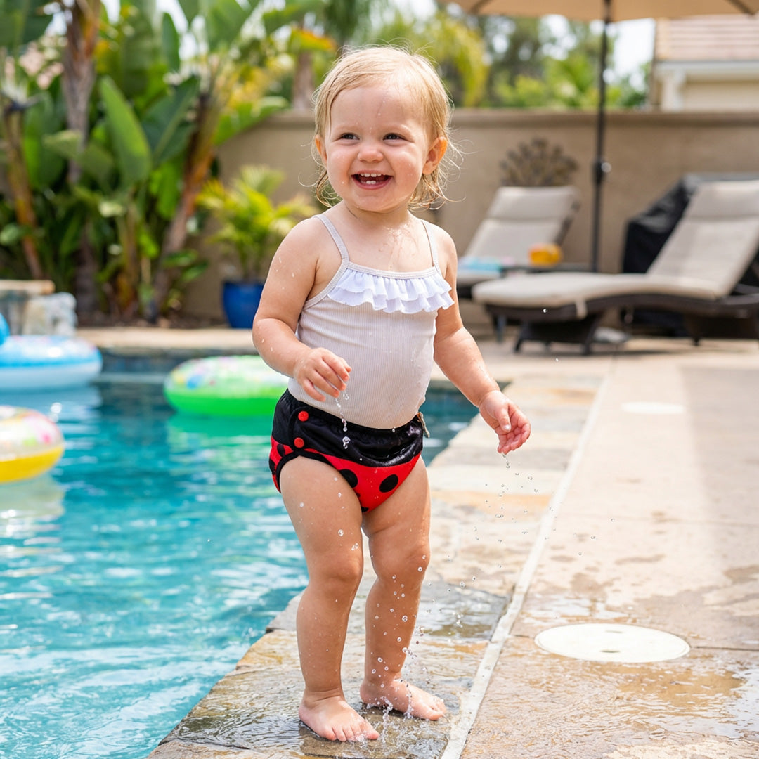 Mambobaby Ladybug Swimming Diaper