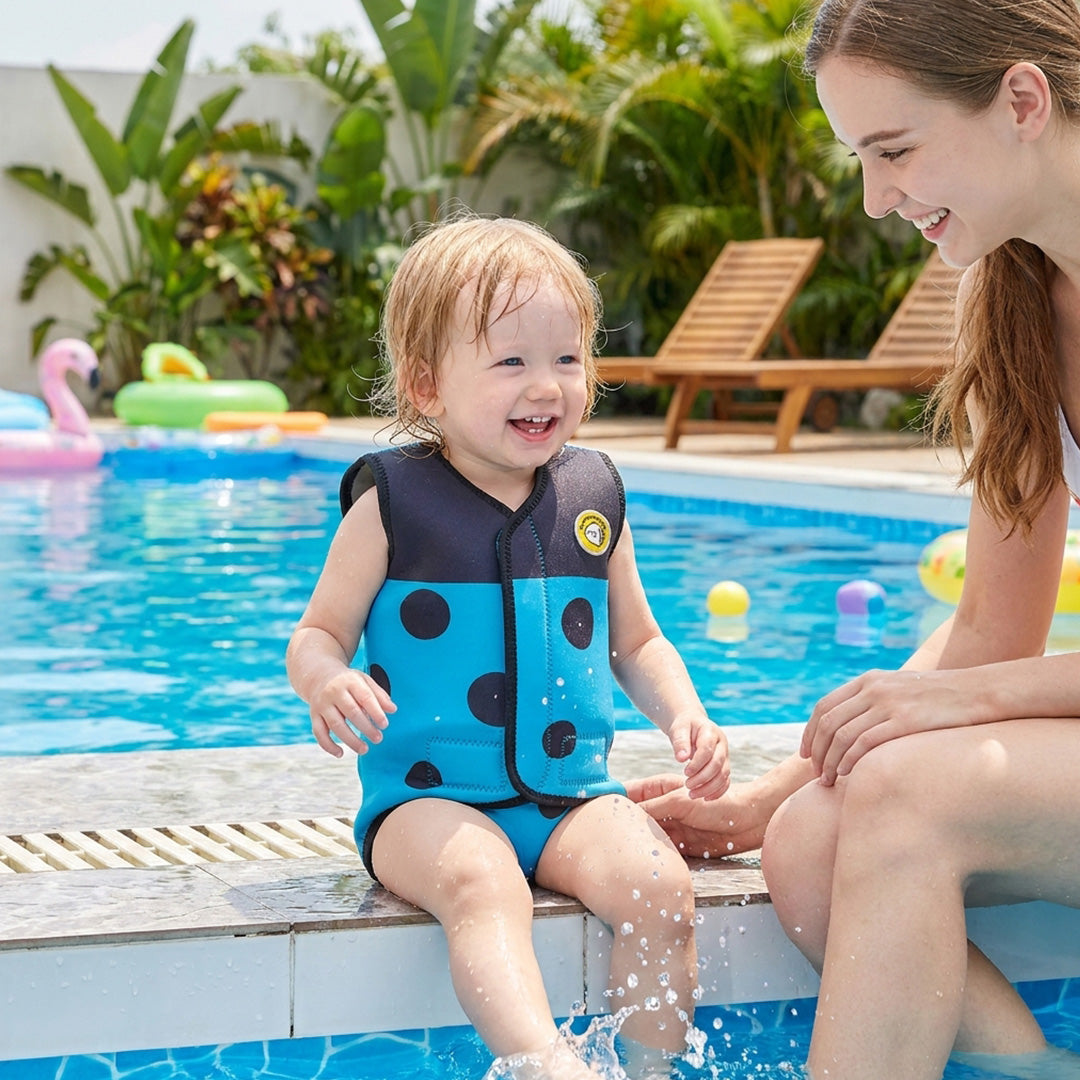 Mambobaby Ladybug Baby Thermal Wetsuit