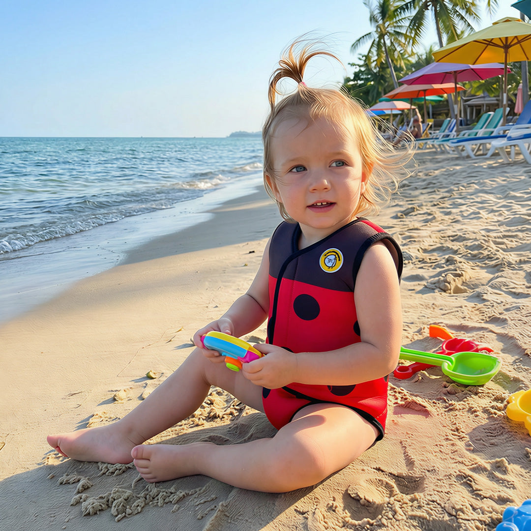 Mambobaby Ladybug Baby Thermal Wetsuit
