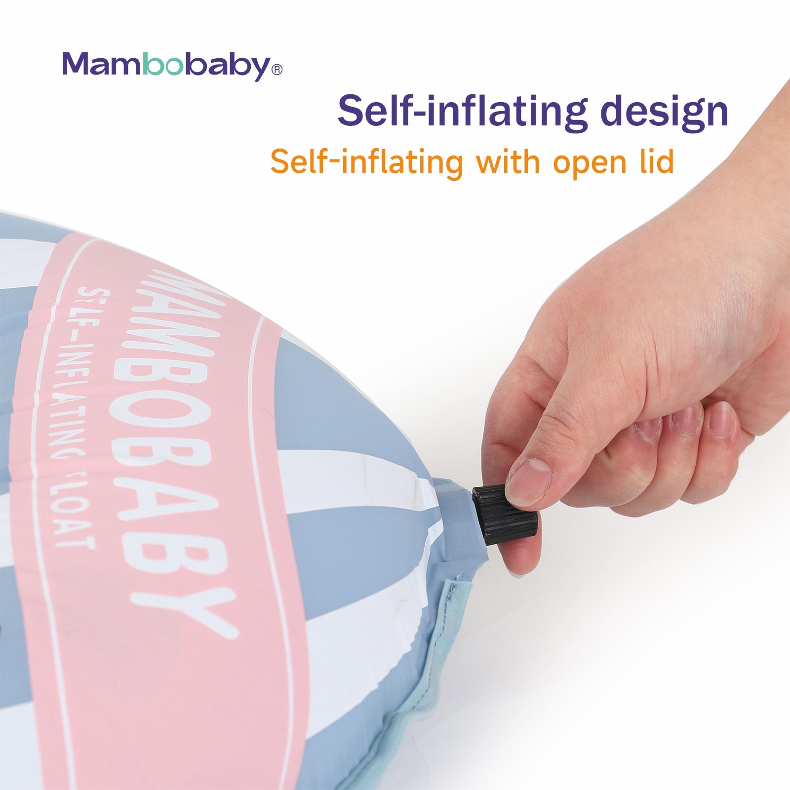 Mambobaby Go™ Self-Inflating Hot Air Balloon Chest Float with Flat Canopy