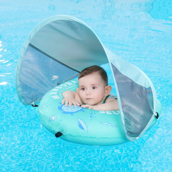 Mambobaby Go™ Self-Inflating Chest Float with Flat Canopy