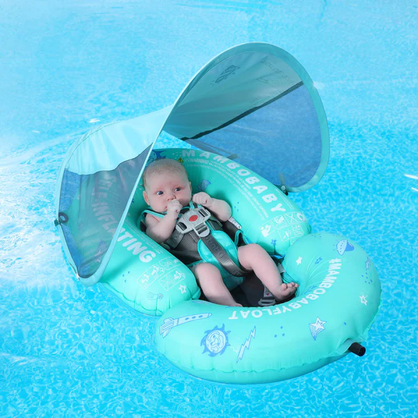Mambobaby Go™ Self-Inflating Chest Float with Flat Canopy