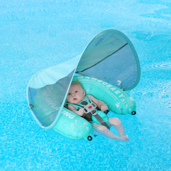 Mambobaby Go™ Self-Inflating Chest Float with Flat Canopy