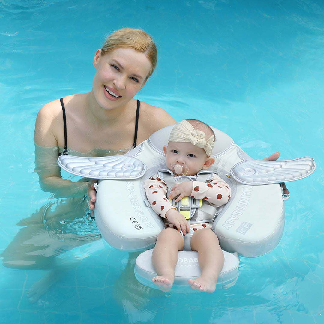 Mambobaby Deluxe™ Air-Free Wings Chest Float with 3D Canopy