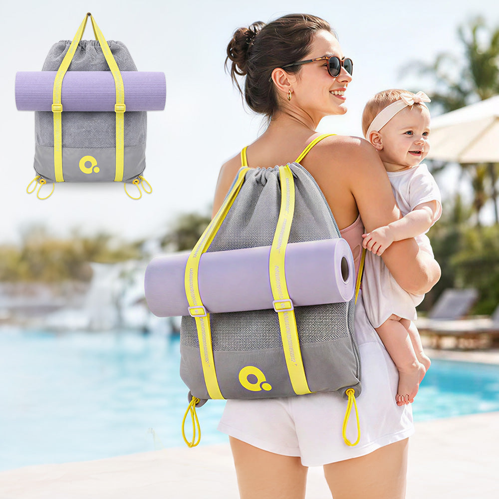 Mambobaby Deluxe™ Air-Free Swan Chest Float with 3D Canopy