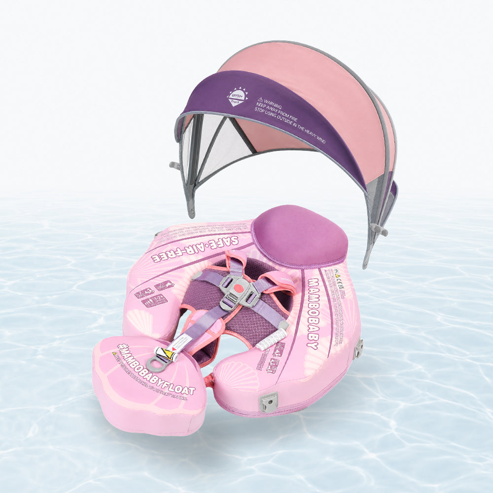 Mambobaby Deluxe™ Shell Chest Float with 3D Canopy