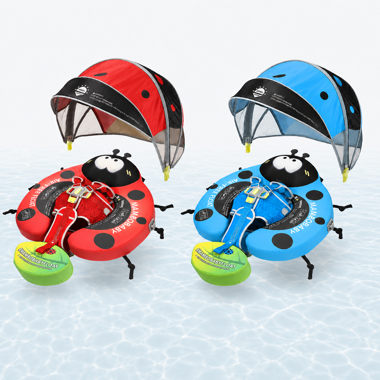 Mambobaby Deluxe™ Ladybug Chest Float with 3D Canopy